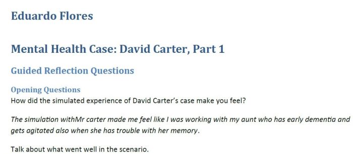 Vsim david carter part 1